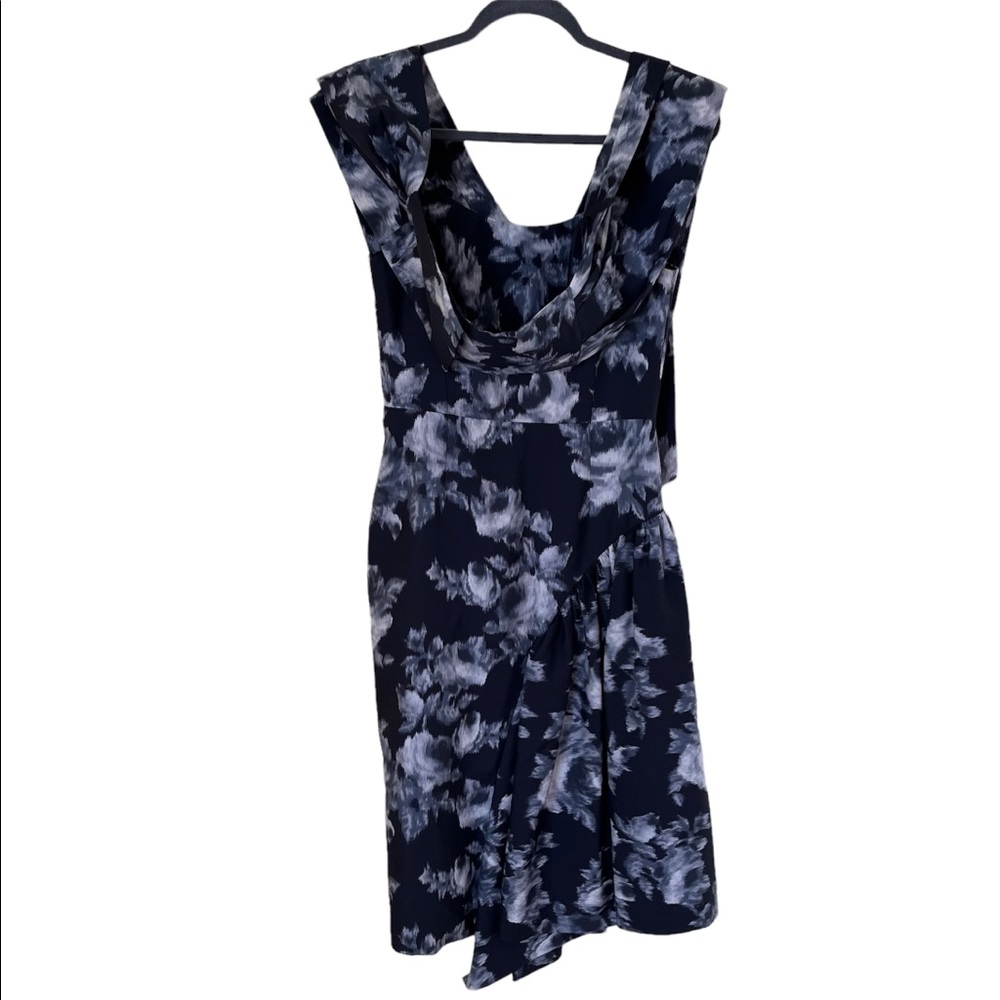 Michael Kors COLLECTION Chine Floral Mikado Pannier Slip Dress 2 NWOT - Picture 7 of 11